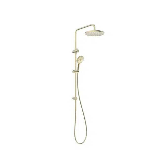 Roca Ona Brushed Brass Twin Rail Shower (3 Star) 14950