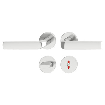Door handle set, Stainless steel, FSB, model 72 1267 - 905.23.281