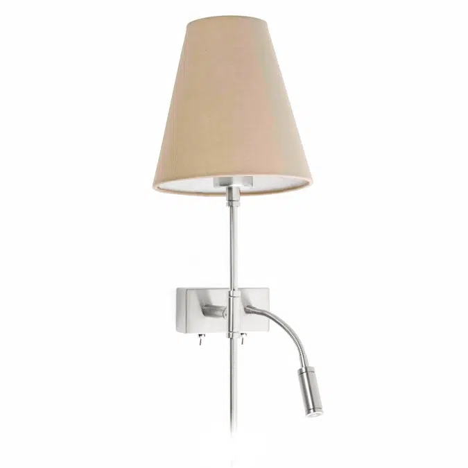 29991 - SABANA Beige Wall Lamp with LED Left Reader