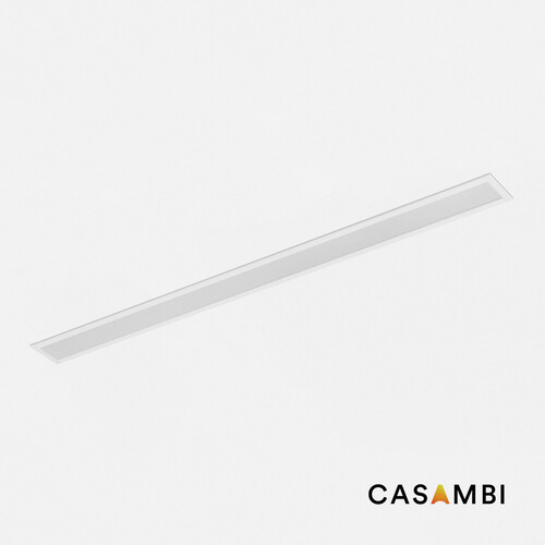 VIA EVO recessed 580 25W 3000K white prismatic CASAMBI