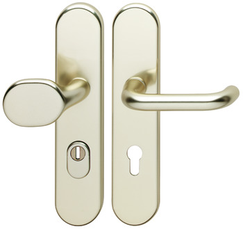Security door handles, Aluminium, Hoppe, Paris - 904.85.362