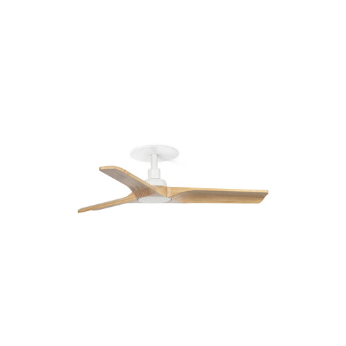 HEYWOOD RECESSED S Ceiling fan beyaz/pine 0-10V/1-10V