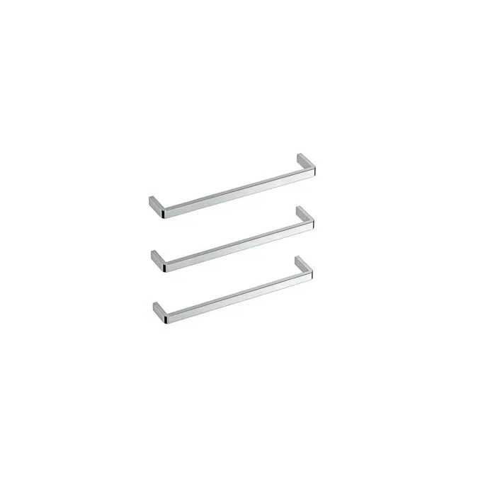 Mizu Stream Paslanmaz Çelik Isıtmalı Havlu Askısı 650mm Üçlü Paket 2007474