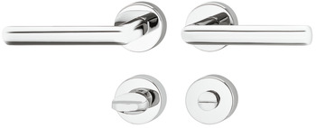 Door handle set, Brass, grade 3, Startec LDH 3340 - 900.93.470