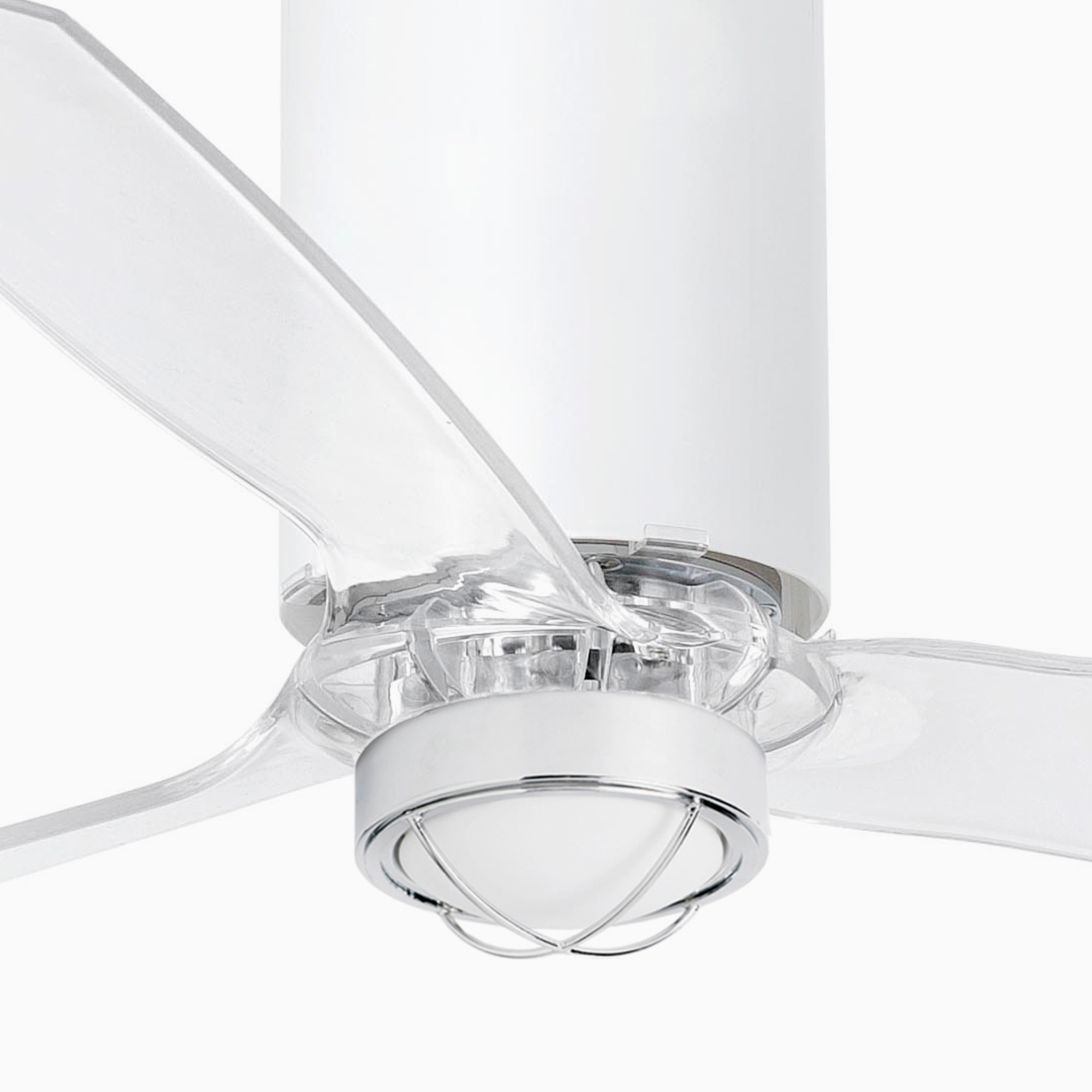 MINI TUBE fan M LED mat beyaz/transparent fan 3000K