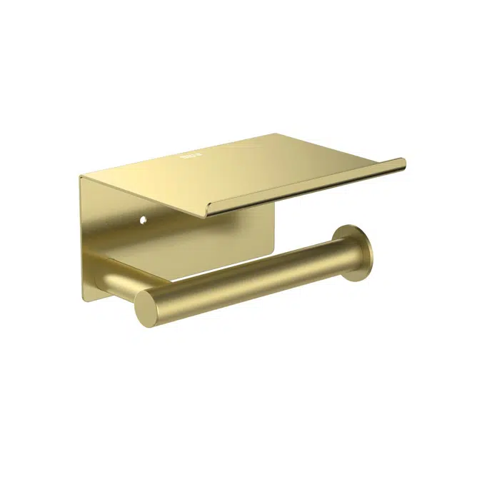 Ona Kapaklı Fırçalanmış Pirinç Tuvalet Kağıtlığı 15066