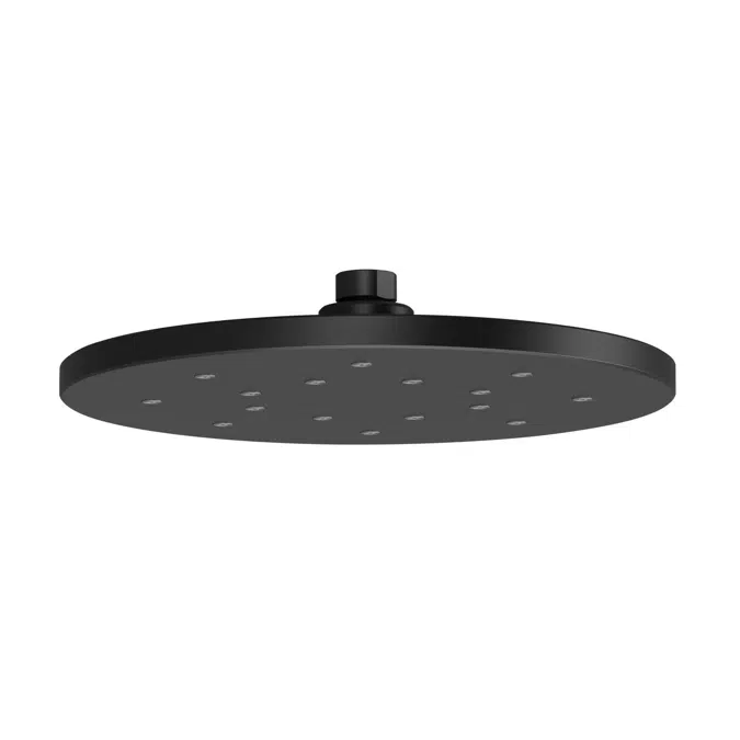 Milli Marq Edit Matte Black 250mm Overhead Shower 21949