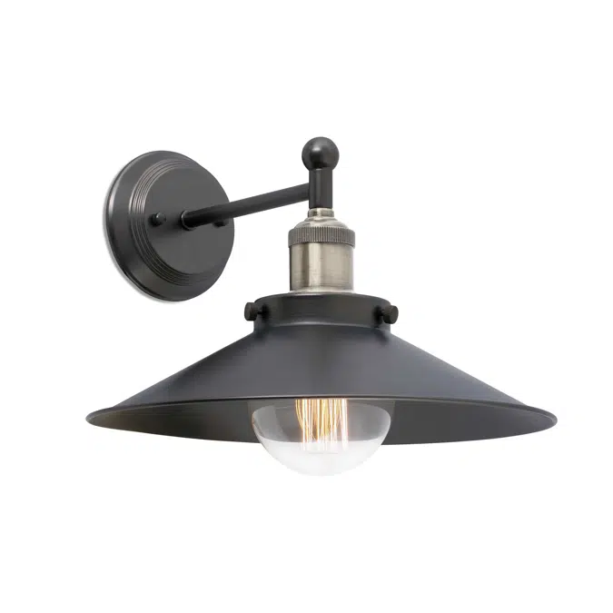 65133 - MARLIN Black Wall Lamp