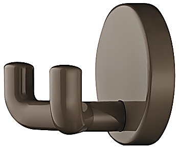 Wardrobe hooks, Polyamide, with 2 hooks, round rose - 842.62.284