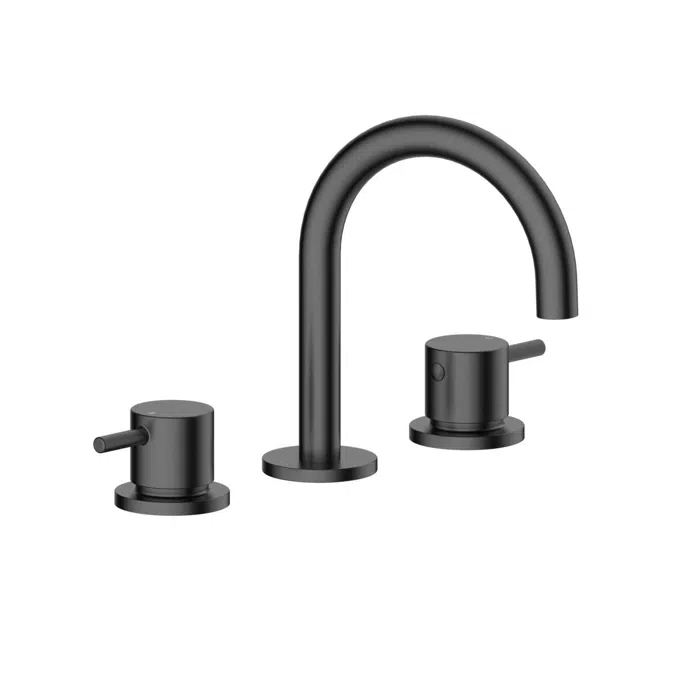 Mizu Drift Matte Black Basin Set 2267236