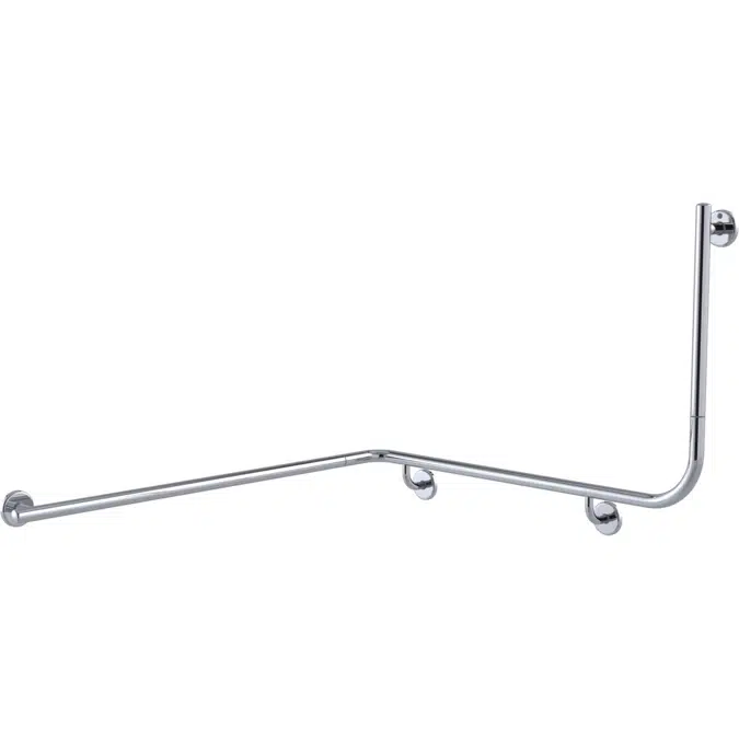 Drift Polished Stainless Steel Left 90° Grab Rail 1110x1030x600mm 2266550