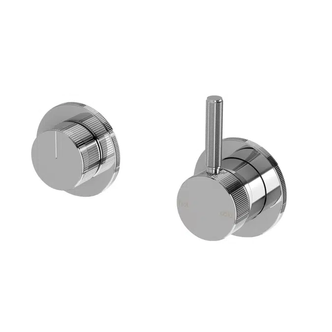 Milli Etch Chrome Shower Mixer Tap with Diverter 21743