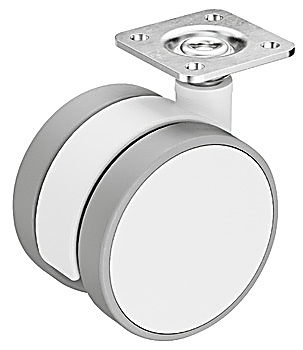 İkiz tekerlekli tekerlek, Yük Taşıma Kapasitesi 60 Kg, Yönlendirilir - 661.55.730