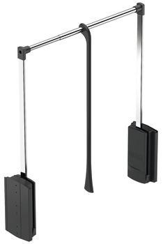 Wardrobe lift, 2004, for fitting to side panel, load bearing capacity 10 kg - 805.20.055