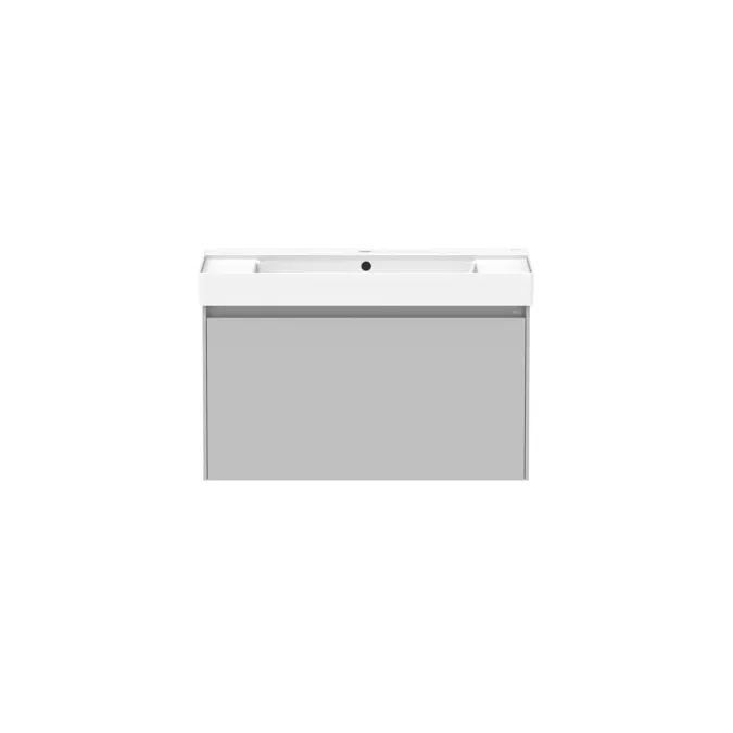 Ona Matte Grey All Drawer Single Centre Bowl Vanity 800mm 20590