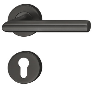 Lever handle on rosette Startec model LDH 2171 stainless steel - 903.92.559