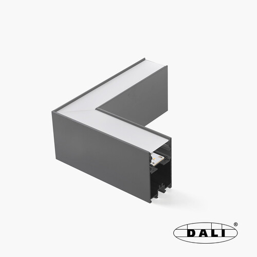 VIA L Surface prismatic 3000K 700mA black DALI