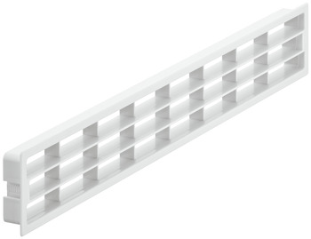 ventilation trims, plastic, with fixing clips, with louvres - 571.78.702