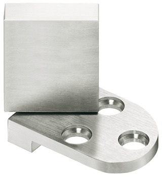 Glass door pivot hinge, Opening angle 210°, exposed - 361.61.050