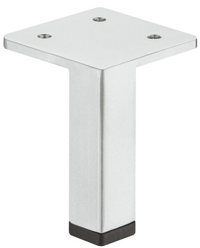 Furniture foot, Steel, silver coloured - 634.42.271