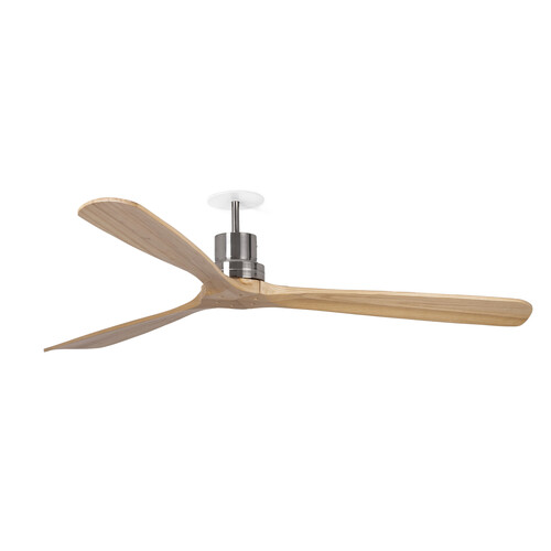 LANTAU RECESSED L Ceiling fan nikel mat/pine Wall siyah