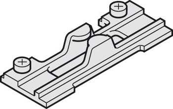Intermediate stop, For installation in guide track, 33 x 90 mm (W x L) - 941.12.040