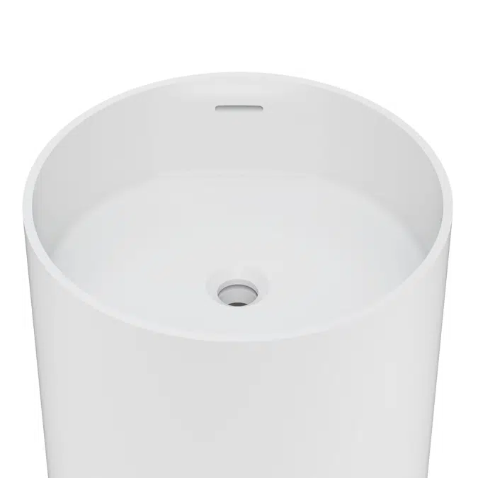Valenza Plus Pedestal Basin with Overflow