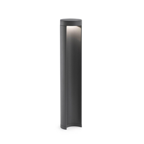 CHANDRA Dark grey bollard lamp