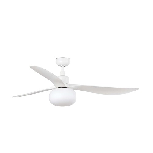 OUTWOOD L Ceiling fan beyaz IP44 E27 0-10V/1-10V