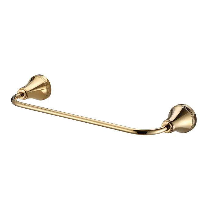 Kado Era Single Towel Rail 300mm Brass Gold 9507724