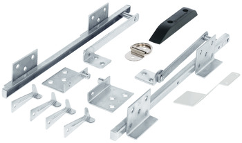 Folding fitting, For extension leaf, for tables with closed table frame - 642.47.521