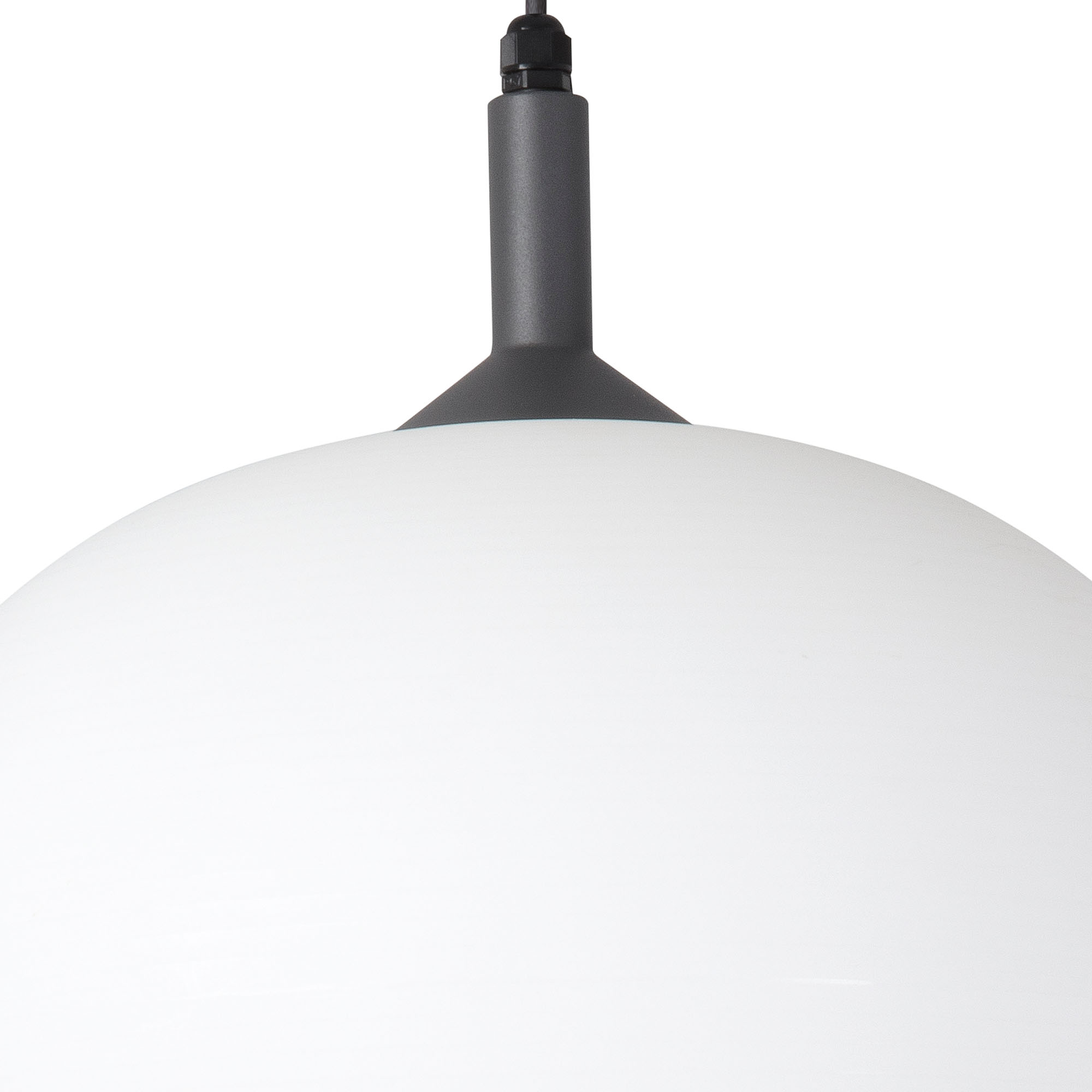 SAIGON OUT R45 Grey/matt white pendant lamp cone cap