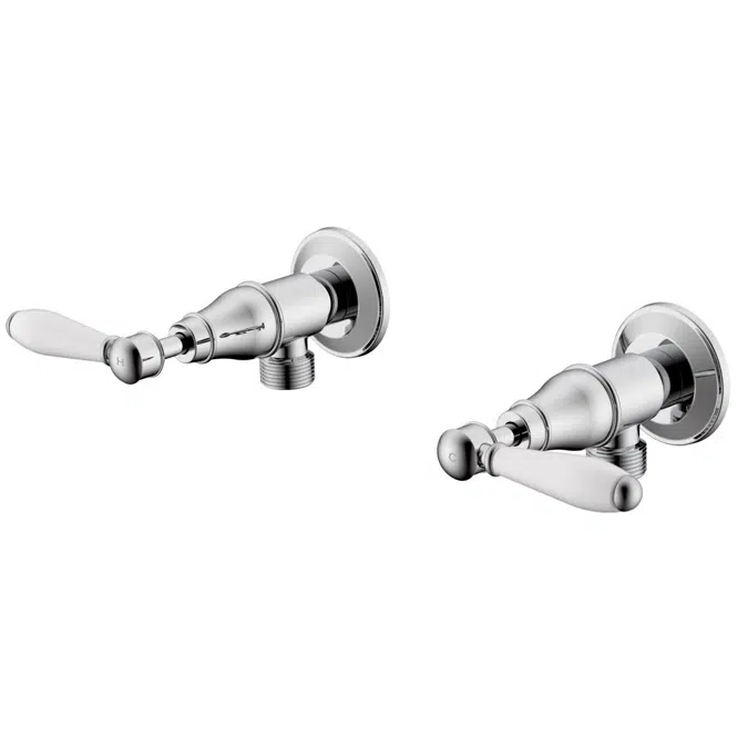 Milli Voir Porselen Krom Çamaşır Makinesi Musluk Durdurucu 2265317