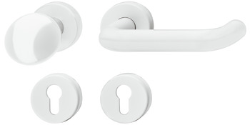 Door handle set, Hewi 111R03.233 polyamide - 908.82.199
