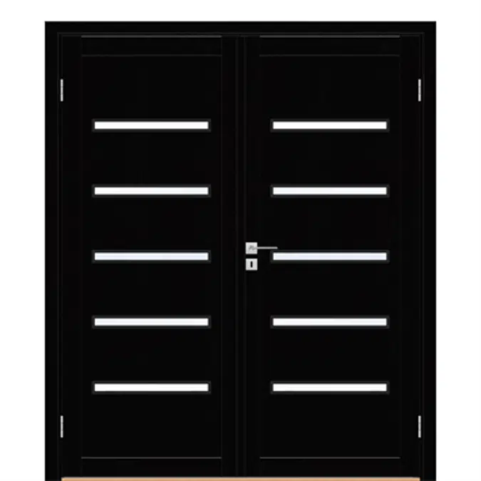 Superior Format 7535 Double Equal Interior Door