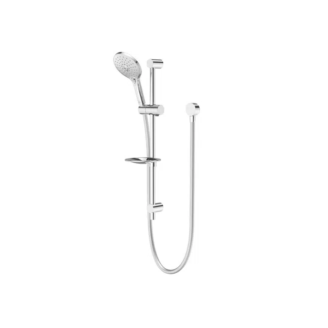 Domaine Chrome 3 Function Single Rail Shower with Wall Water Inlet 2213359
