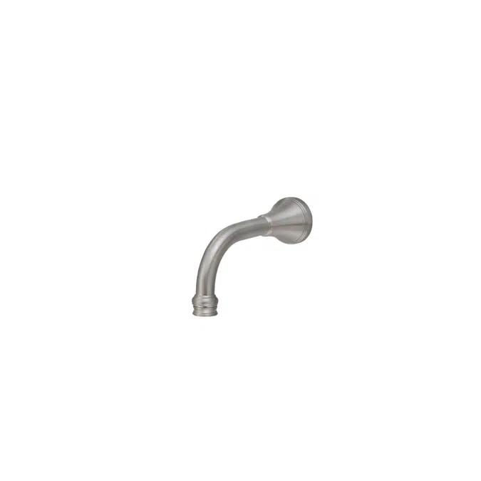 Kado Era Brushed Nickel 150mm Wall Bath Outlet 9512071