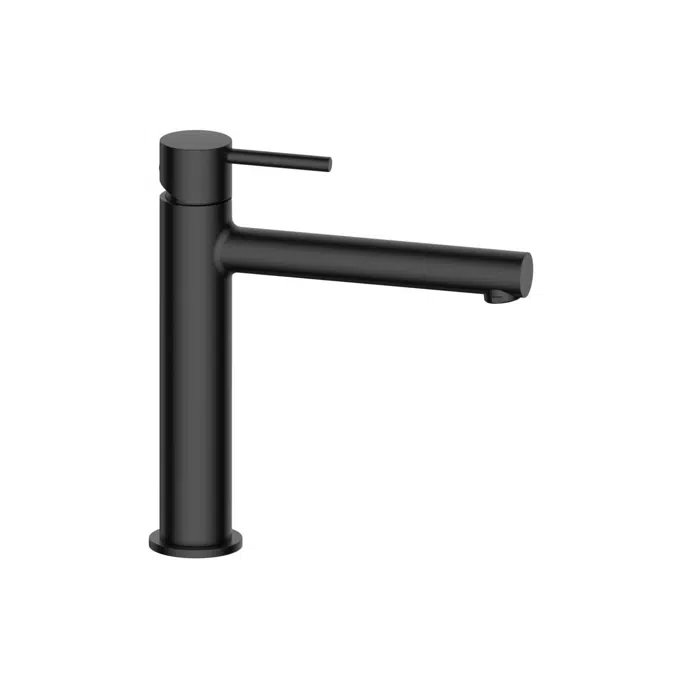 Mizu Drift Orta Yükseklik Düz Çıkışlı Lavabo Bataryası Mat Siyah 2267218