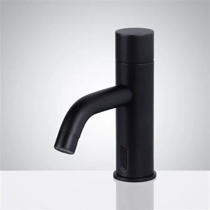 Brass Matte Black Touchless Basin Faucet