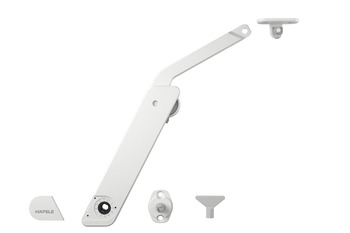 Stay flap fitting Free flap H 1.5 all-plastic version - 372.39.831