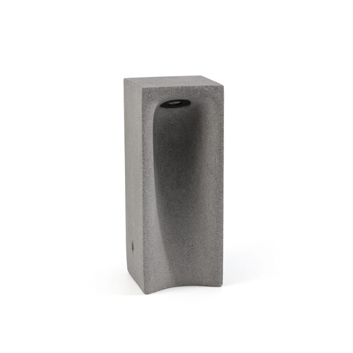 GROT 400 Grey bollard lamba 2700K