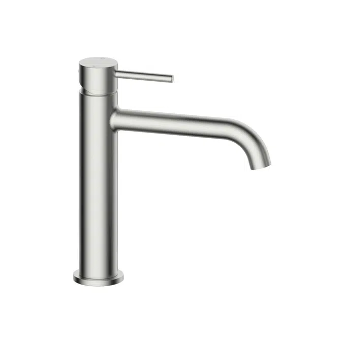 Mizu Drift Orta Yükseklik Kıvrımlı Çıkışlı Lavabo Bataryası Fırçalanmış Nikel 2267241