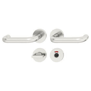 Kapı kulpu seti, Paslanmaz çelik, model PDH5102 - 902.83.230