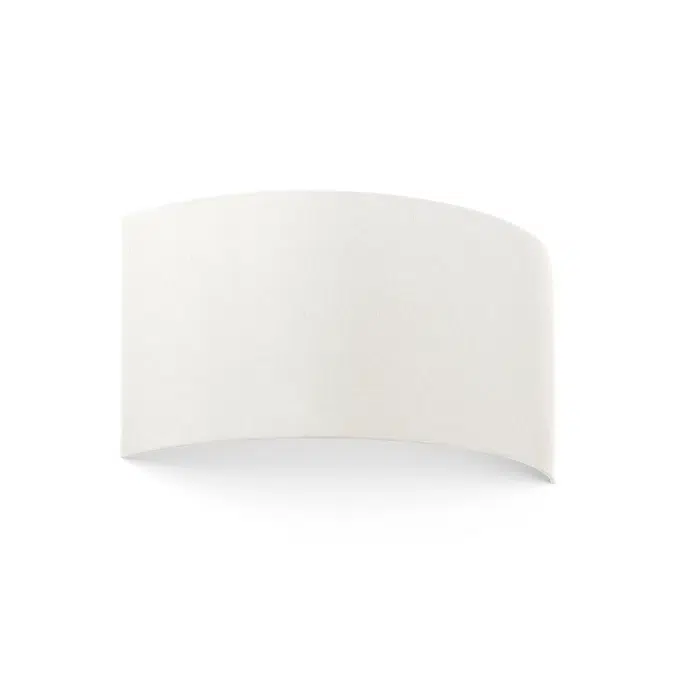 66415 - COTTON R Horizontal Round Beige Wall Lamp 2L