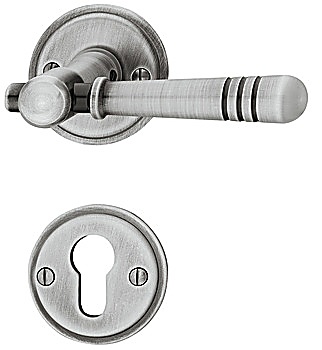 Door handle set, steel/brass stained, Scheitter, 185Z-284-285 - 901.92.181