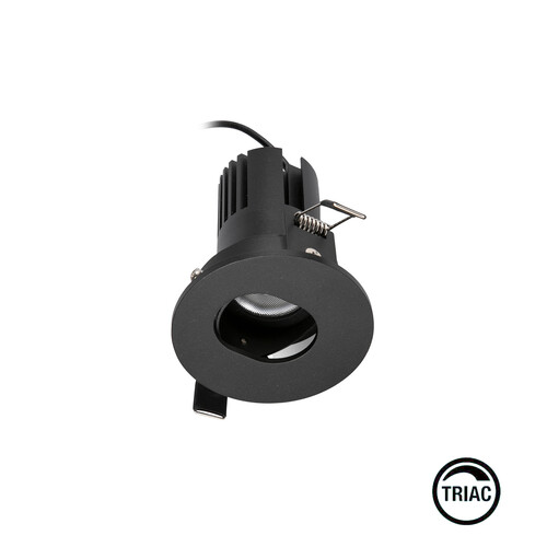 KIRA PINHOLE ORIENTABLE IP20 7W black 36º 4000K TRIAC