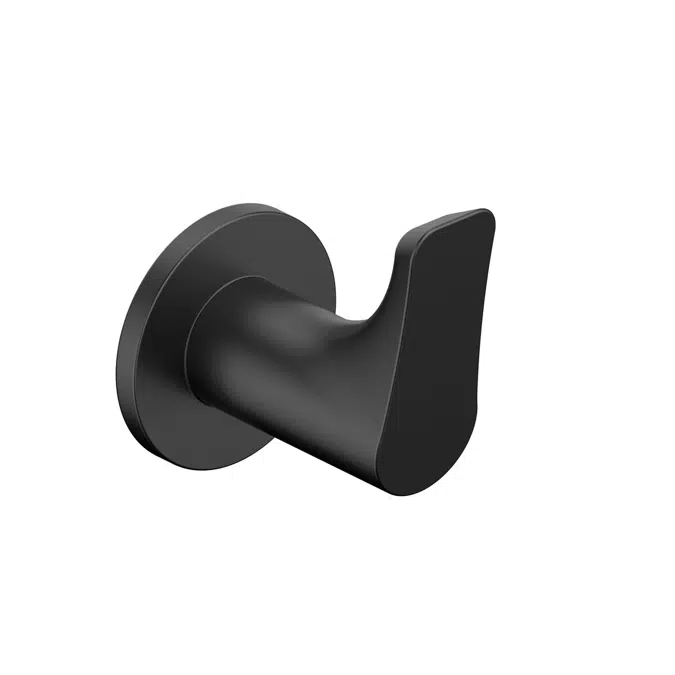 Mizu Silk Matte Black Robe Hook 2263984