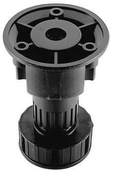 Adjustable plinth foot, plastic - 637.45.308