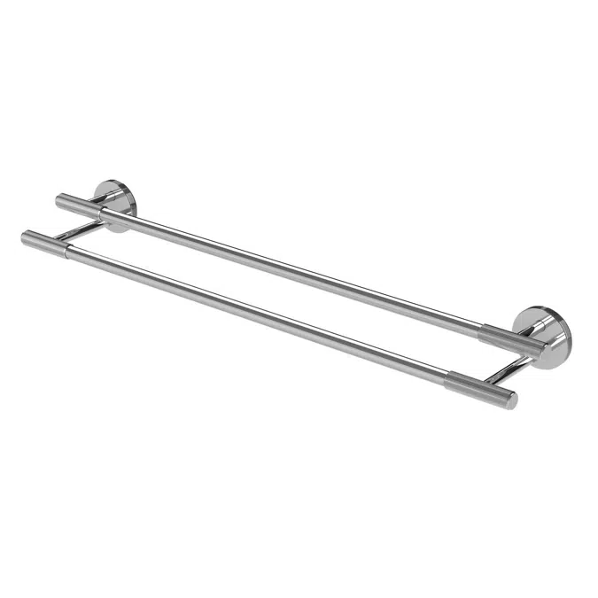 Milli Marq Edit Chrome Double Towel Rail 600mm 21936