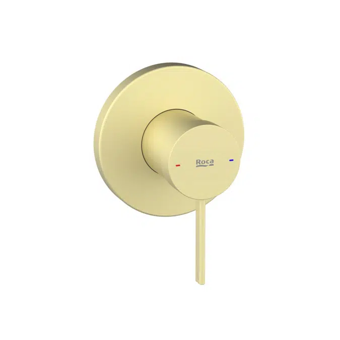 Ona Brushed Brass Shower Mixer Tap 13696